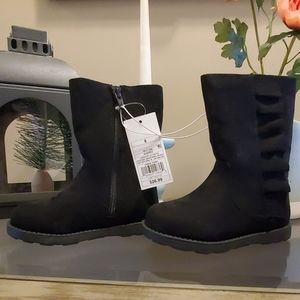 Toddler Girl Black Boots